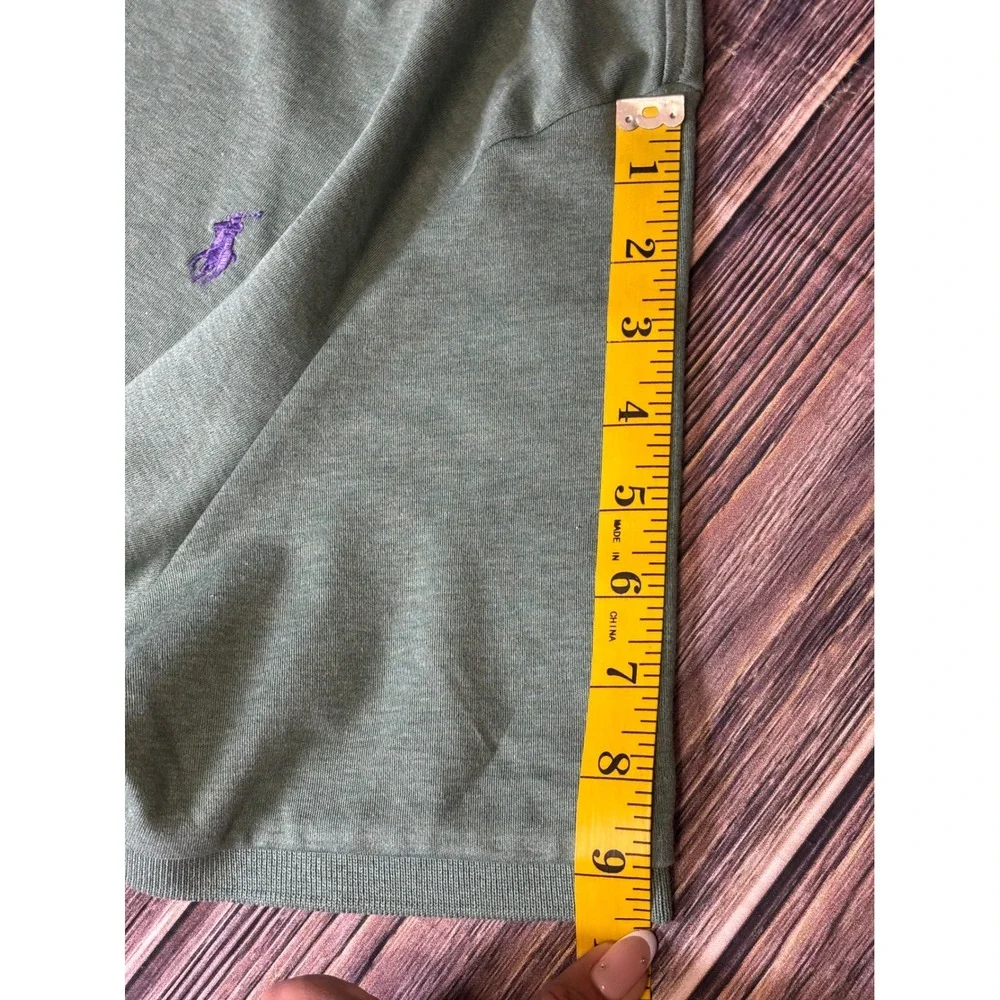 Polo Ralph Lauren Polo Shirt Mens XXL Green Heathered Short Sleeve Pony Cotton